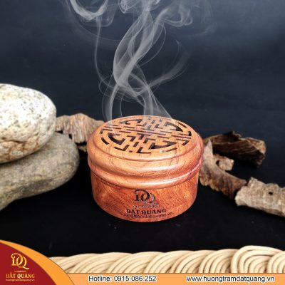 Bộ Thưởng Trầm nhang vòng Hương Trầm Đất Quảng - Xông đốt trầm hương trong oto, thiền, yoga