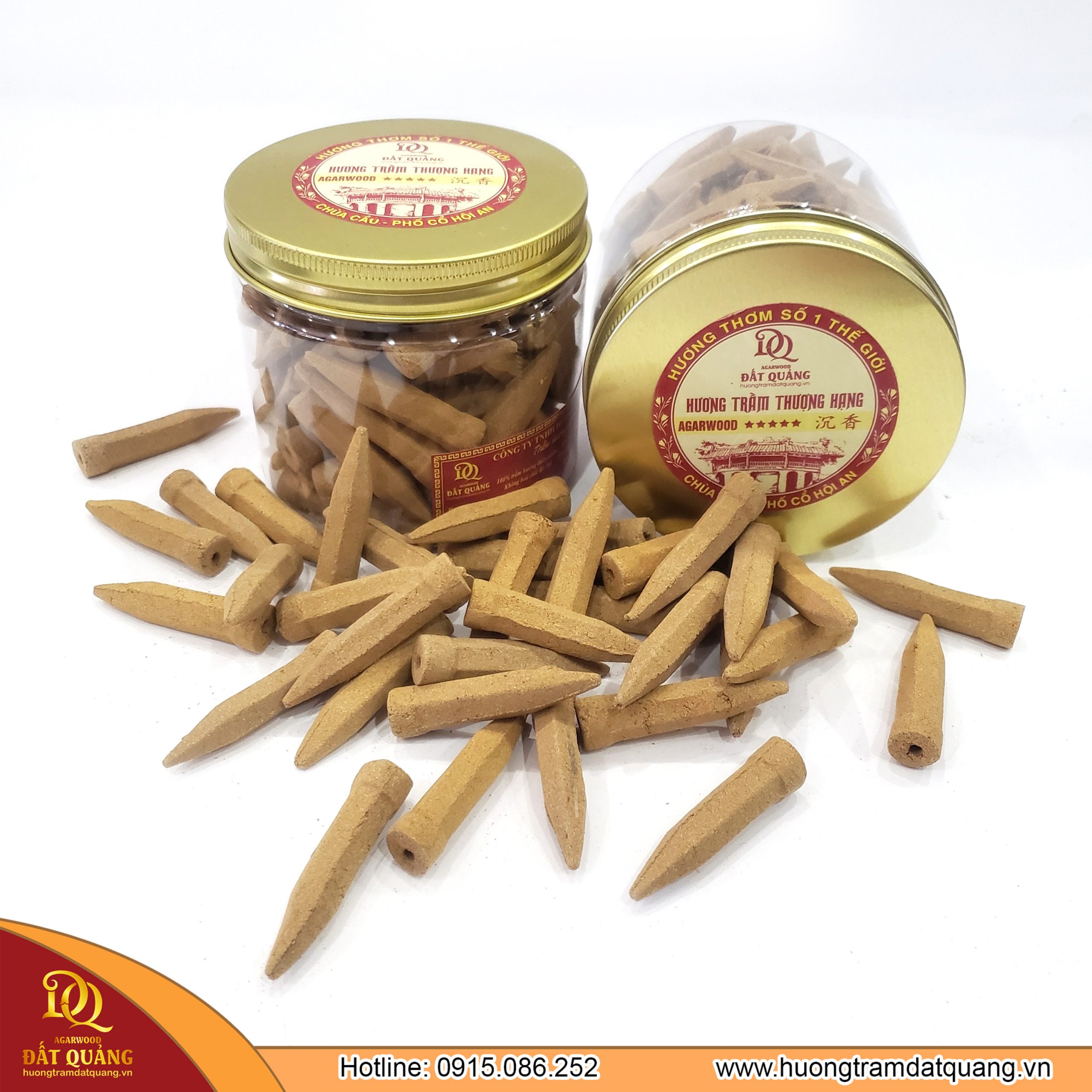 Nụ Trầm Hương Cao Cấp măng Lớn Hương Trầm Đất Quảng - xông đốt trầm khói chảy ngược